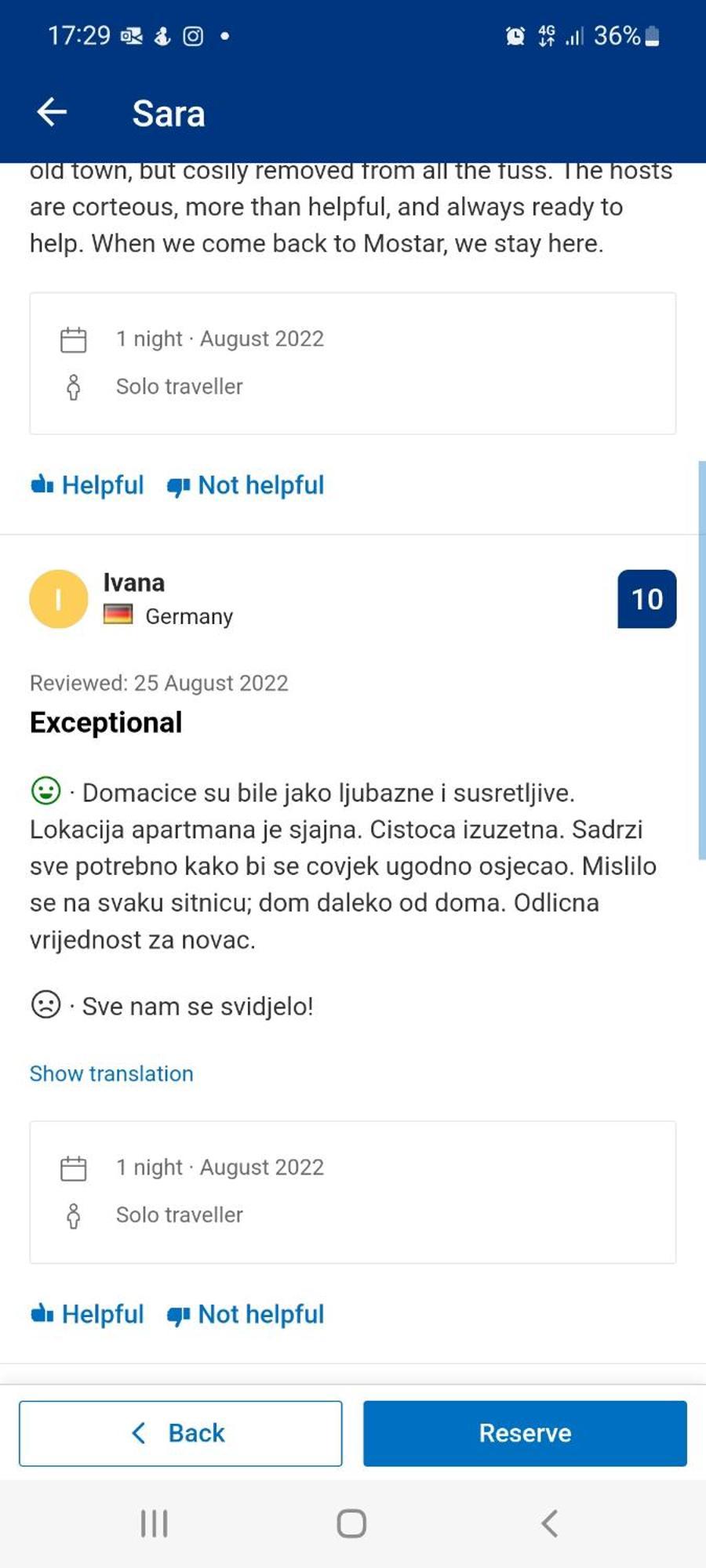 Sara Apartment Mostar Bilik gambar